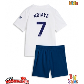 Manchester City Iliman Ndiaye #7 Replica Third Stadium Kit for Kids 2026-27 Short Sleeve (+ pants)